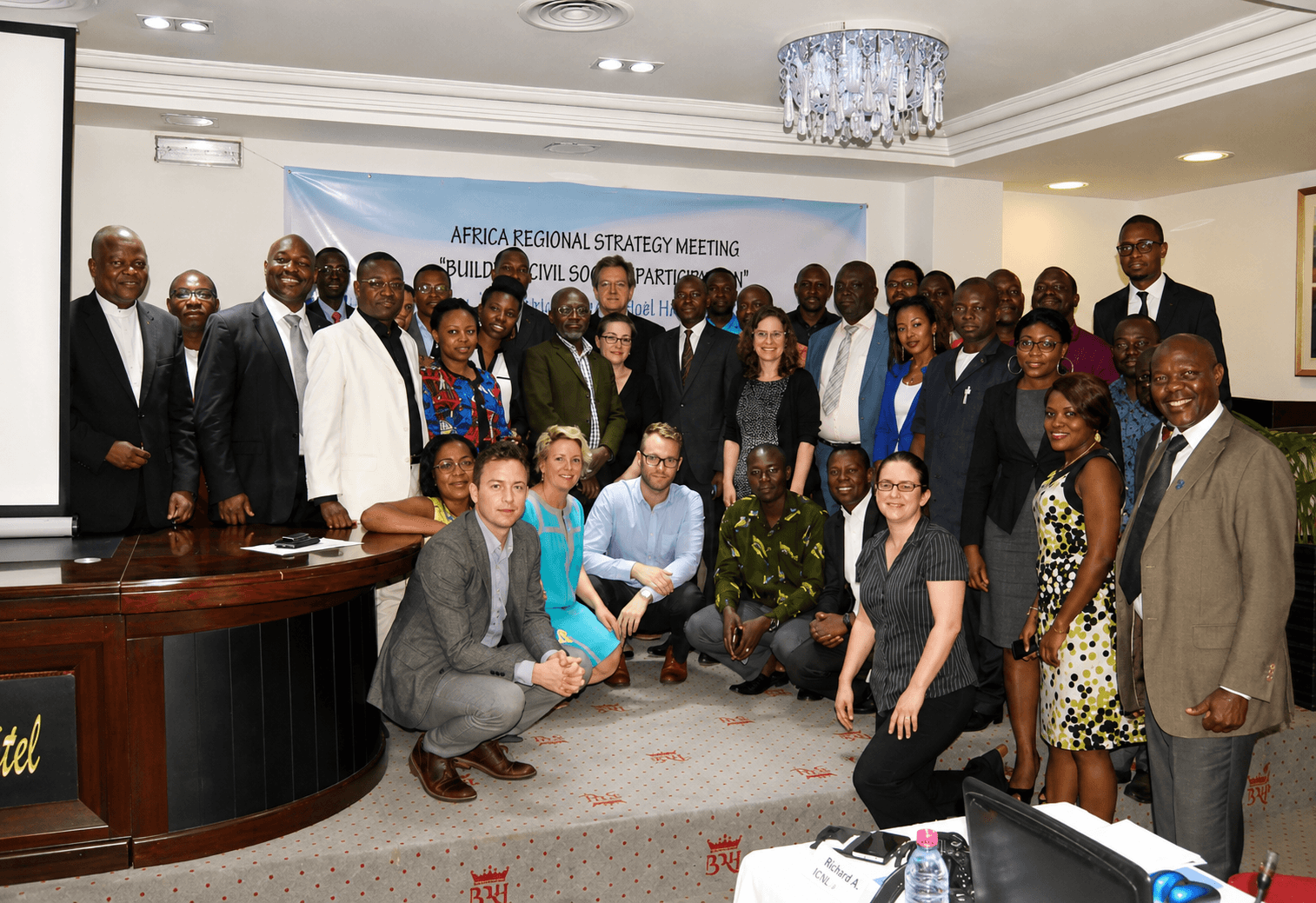Delegates at an Africa regional strategy meeting